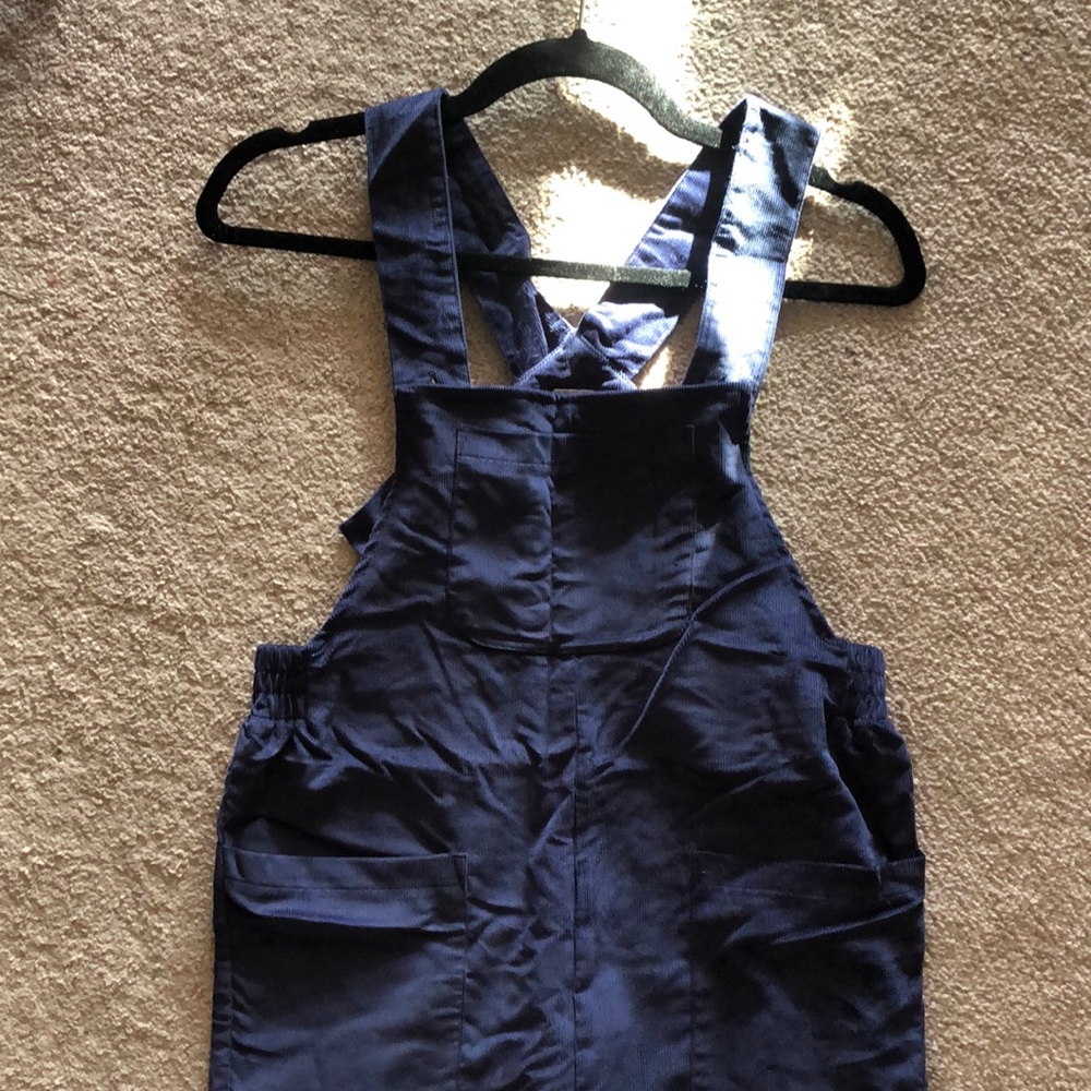 Smash + Tess Corduroy Overalls in beach blue